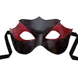 Venezianische Maske - Colombina Novella Venezianische Ledermaske