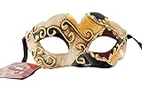 LannaMask Handgefertigte Venezianische Maske Augenmaske Colombina Ballmaske Karneval Fasching Kinder (C02)